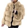 ZBYY Women Winter Coat Jacket Luxury Faux Fur Fluffy Coat Long Sleeve Open Front Warm Jackets Parka Outwears Overcoat view 2