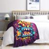 zcwl Graffiti Blanket Twin Size, Fleece Throw Blanket for Couch Bed Sofa, Hip Hop Patterned Blankets and Throws, Super Soft Cozy Fuzzy Plush Flannel Blanket, 60x80, Decor & Gift view 3