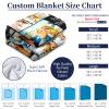 Custom Blanket With Pictures Personalised Photo Blanket Flannel Personalized Throw Blanket With Your Own Pictures Custom Blanket with Photo Collages For Family Birthday Wedding Gift(10 pictures) view 4