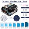 Custom Blanket With Pictures Texts-Personalised Photo Blanket Flannel Personalized Throw Blanket With Your Own Pictures Custom Blanket with Photo Collages For Family Birthday Wedding Gift(9 pictures) view 4