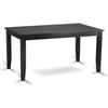 HomeStock Dining Set 5 Piece - Hardwood Table & Chairs - Modern Asian Style view 2