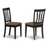 HomeStock Dining Set 5 Piece - Hardwood Table & Chairs - Modern Asian Style view 3