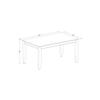 HomeStock Dining Set 5 Piece - Hardwood Table & Chairs - Modern Asian Style view 4