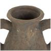 Deco 79 Ceramic Handmade Decorative Vase Textured Centerpiece Vase with Wide Rounded Handles, Flower Vase for Home Decoration 10" x 7" x 14", Dark Brown view 2