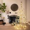 Barton 6.4ft Wrought Iron Ornament Display Christmas Hooks for Ornaments Small Craft Items Tree Easy Assembly and Stand - Gold view 1