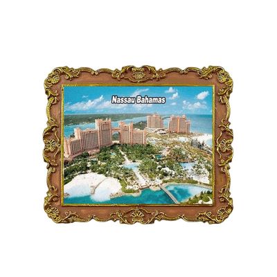 Atlantis Paradise Island Nassau Bahamas Refrigerator Magnet 3D Travel Souvenir Fridge Decoration Magnetic Sticker Craft Collection