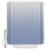 Shower Curtain, Minimalist Blue and Grey Gradient Washable Shower Curtain with Hooks Bath Decor Fabric Shower Curtains for Bathroom, Hotel, Stalls, Bathtubs, 60x72 in view 1