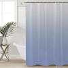Shower Curtain, Minimalist Blue and Grey Gradient Washable Shower Curtain with Hooks Bath Decor Fabric Shower Curtains for Bathroom, Hotel, Stalls, Bathtubs, 60x72 in view 4