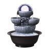 DYPASA Tabletop Fountain Stacking Creative Modeling Simple Indoor Running Water Desktop Fountain Decoration Feng Shui Ball Office Decorations Water Fountain Decor view 1