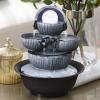DYPASA Tabletop Fountain Stacking Creative Modeling Simple Indoor Running Water Desktop Fountain Decoration Feng Shui Ball Office Decorations Water Fountain Decor view 3