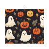 Halloween Dish Drying Mat - Reversible Microfiber Design - Absorbent And Versatile Kitchen Essential 18x16 Inch view 1