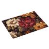 Colorful Flowers Dish Drying Mat - Reversible Microfiber Design - Absorbent And Versatile Kitchen Essential 18x24 Inch view 2