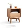 LINKIO Side Tables Bedroom Indoor Square Double Sliding Drawer Bedside Cabinet Living Room Side Cabinet Bedroom Large Capacity Locker Bed Side Table view 1