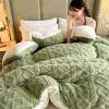 XHCTNN Super Warm Lamb Quilt Winter Blanket, Thickened Super Soft Insulation Hibiscus Winter Quilts - Double Sided Thicken Comforter Core(C,180 * 220cm/4.5kg) view 1
