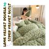 XHCTNN Super Warm Lamb Quilt Winter Blanket, Thickened Super Soft Insulation Hibiscus Winter Quilts - Double Sided Thicken Comforter Core(C,180 * 220cm/4.5kg) view 2