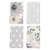 Artoid Mode Silver Floral Leaves Boho Kitchen Towels Dish Towels, 18x26 Inch Seasonal Decoration Hand Towels Set of 4 view 1