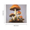 LZQPOEAS Edible Mushrooms Tapestry Wall Hanging for Living Room 60 x 51 in Tapestry for Bedroom Home Decor Tapestries Wall Art Hanging Personalized Wall Blanket Wall Hanging Decor for Party Supplies view 2