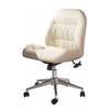 Armless Computer Chair Faux Leather Task Chairs with Lumbar Support,Ergonomic Office Desk Chair with Wheels Comfortable Executive Chairs,Lift Seat Reading Chair (Color : Beige/B) view 1
