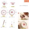 10pcs Ceramic Tableware Set for Wedding Housewarming Birthday Ceremony, Chinese Ceramic Tableware, Bowls Chopsticks Spoons Plates Set with Gift Package view 3