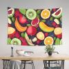 BTCOWZRV Fresh Fruit Pattern Print Tapestry Wall Hanging Lightweight Personalized Wall Blanket For Bedroom Living Room Dorm Party Wall Art Decor 60 X 40 Inches view 4