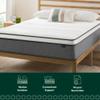 ZINUS 10 Inch True Support Hybrid Mattress [New Version], Full, Fiberglass Free, Medium Feel, Motion Isolation, Certified Safe Foams & Fabric, Mattress in A Box view 4