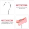 Cabilock 10pcs Adjustable Nonslip Plastic Clothing Hangers with Clips for Pants Skirts and Scarves Space-Saving Design for Organized Wardrobe Nordic view 2
