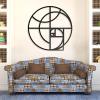 Golden Ratio Metal Wall Art, Fibonacci Spiral Metal Wall Art, Metal Wall Decor, Geometric Wall Art, Fibonacci Wall Art, Math Art, Living Room Decor, Home Decor, Housewarming Gift (Gold, 35"x35" | 90x90cm) view 2