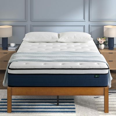 ZINUS 10 Inch Comfort Support Hybrid Mattress [New Version], Full, Fiberglass Free, Medium Plush, Motion Isolation, Certified Safe Foams & Fabric, Mattress in A Box