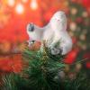 Christmas Tree Topper Funny Orangutan Treetop Party Holiday Xmas Decorations Funny Christmas Tree Topper (White1, One Size) view 2