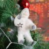 Christmas Tree Topper Funny Orangutan Treetop Party Holiday Xmas Decorations Funny Christmas Tree Topper (White1, One Size) view 3