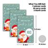 Christmas Scratch Off Cards - 40pcs Xmas Party Scratch Prize Cards - Santa Festive Raffle Tickets for Adults Families Events Business Groups Game Supplies - A03 view 2