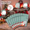 Christmas Scratch Off Cards - 40pcs Xmas Party Scratch Prize Cards - Santa Festive Raffle Tickets for Adults Families Events Business Groups Game Supplies - A03 view 3