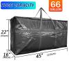 66 Gallon Extra Large Storage Bags, Huge Moving Bags Heavy Duty with Zipper and Stronger Handles, Big Foldable Duffle Bag for Travel - Storage Totes Moving Boxes for College, Christmas Tree, Bedding view 2