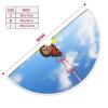 Summer Sunflower Butterfly Bule Sky Christmas Tree Skirt with Pom Pom Trim Xmas Tree Skirt for Holiday Party Soft Christmas Decorations Christmas Tree Mat Base Cover for New Yea Decoration view 3