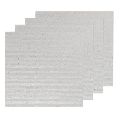 PATIKIL 5.1 x 5.1 in Microwave Waveguide Cover, 4pcs Universal Microwave Mica Plates Sheet 0.4mm Thick Replacement Part Heat Insulation for Microwave Oven