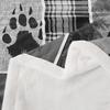 Deer Bear Kids Throw Blanket,Pine Trees Rustic Farmhouse Adventure Bed Blanket for Boys Girls Adults,Arrows Geometric Plaids Fleece Blanket,Black Retro Fuzzy Blanket,40 x 50 Inches view 3