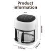 Digital Air Fryer, 4.5L Air Fryer Oven with 8 Cooking Presets and Air Fryer Accessories for Fries, Steak, Fish, Shrimp, Chicken, Pastry, Roaster (Color: view 2
