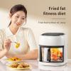 Digital Air Fryer, 4.5L Air Fryer Oven with 8 Cooking Presets and Air Fryer Accessories for Fries, Steak, Fish, Shrimp, Chicken, Pastry, Roaster (Color: view 4