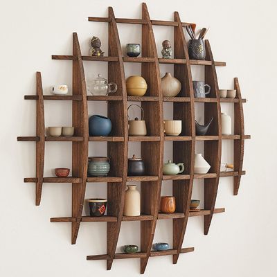 ZWJABYY Display Shelf for Collectibles,Curio Shelf Wall Mount,Wall Display Case,for Home Decoration,Storage and Gifts.,B-120 * 120cm