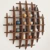 ZWJABYY Display Shelf for Collectibles,Curio Shelf Wall Mount,Wall Display Case,for Home Decoration,Storage and Gifts.,B-120 * 120cm view 1