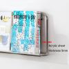 2 Pack Clear Acrylic Magazine Holder, Wall Mount Bookshelf Magazine Rack, Literature Storage Rack Brochure Holder File Display Shelf for Waiting Room, Living Room, Office, Home (Size : 120cm/47.2in) view 4