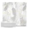 Coasters Set of 4 Ceramic Stone Coasters for Drinks Funny Coasters - Absorbent Non Slip Square Coasters for Dining Bar Kitchen Cafe(Marble Gradient Gilt Texture Grey,4" Dia) view 1