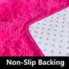 Awaytail Fluffy Rug Non Slip 5x7 Feet, Hot Pink Living Room Rug Modern, Super Soft Shag Plush Large Carpets for Bedroom view 4