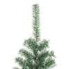 vidaXL Artificial Christmas Tree with Snow Flock Design, Lifelike Green PET Tips, Sturdy Metal Stand, Indoor and Outdoor Suitable, Reusable Xmas Ornament with Economical Choice view 3