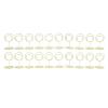 20pcs Place Card Holders Mini Table Number Holders Silver Wire Photo Menu Memo Clips Stand for Wedding Anniversary Party and Restaurant (Gold) view 1