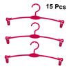 WHAMVOX 15pcs Plastic Underwear Hanger for Laundry Drying Chic Rose Red Clips for Bras Panties Clothes Weather-Resistant Rack for Indoor Outdoor Use view 3