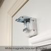 No Tools Cordless Magnetic Mini Blind for Metal Doors - 18.5" W x 60" L - Alabaster, Easy Install, Over 400 Custom Sizes Starting at 29.97, Room Darkening Vinyl Shades for Indoor Windows by Lumino view 3