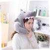 CORHAD Neck Pillow Shark Hat Fun U-Shaped Travel Pillow Hood Perfect for Boys and Girls Adults and Parties view 3