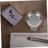 TIDTALEO 2Pcs Stainless Steel Weighing pan Milligram Scale Digital Scale Tray Measuring Powder Plate Scales Mini Stainless Steel Serving Tray Kitchen Scale Tray Diamond Electronic Scale view 4