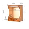 Meditation Table Altar Modern Minimalist Buddhist Altars Dedicated to the God of Wealth, Guanyin Cabinets, Shrine Platforms, Hanging Wall Style Buddhist Cabinets, Hanging Cabinets Prayer Altar for Hom view 3